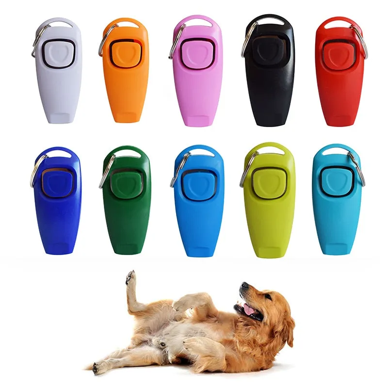 2 In 1 Dog Training Clicker & Whistle