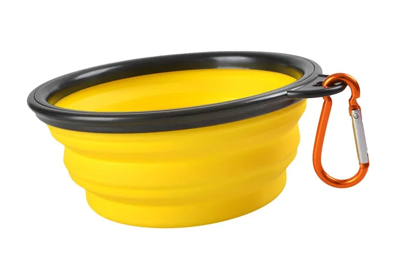350ml 1000ml Dog Collapsible Bowl