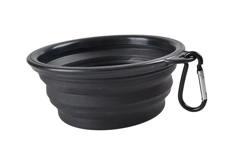 350ml 1000ml Dog Collapsible Bowl