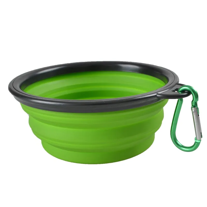 350ml 1000ml Dog Collapsible Bowl