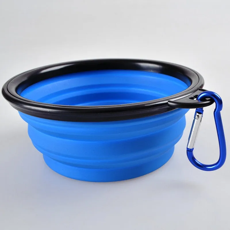 350ml 1000ml Dog Collapsible Bowl
