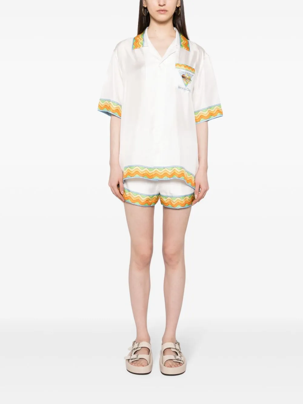 Afro Cubism Tennis Club shorts