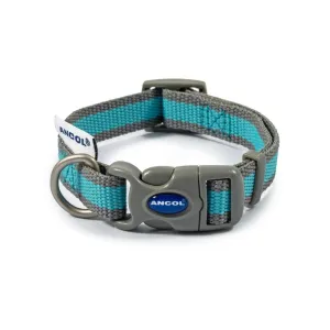 Ancol Made From Blue & Grey Recycled Dog Collar