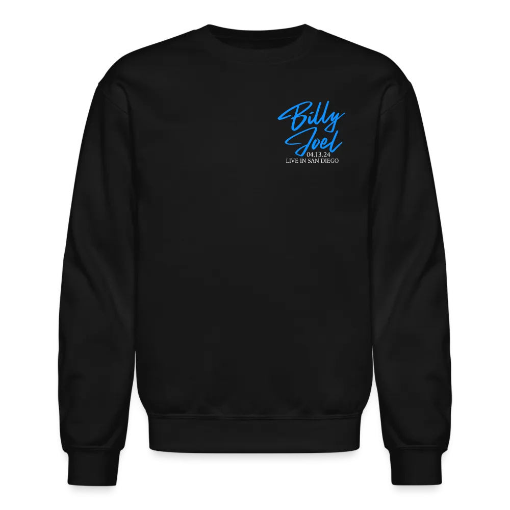 Billy Joel "4-13-24 San Diego Set List" Black Crewneck - Online Exclusive