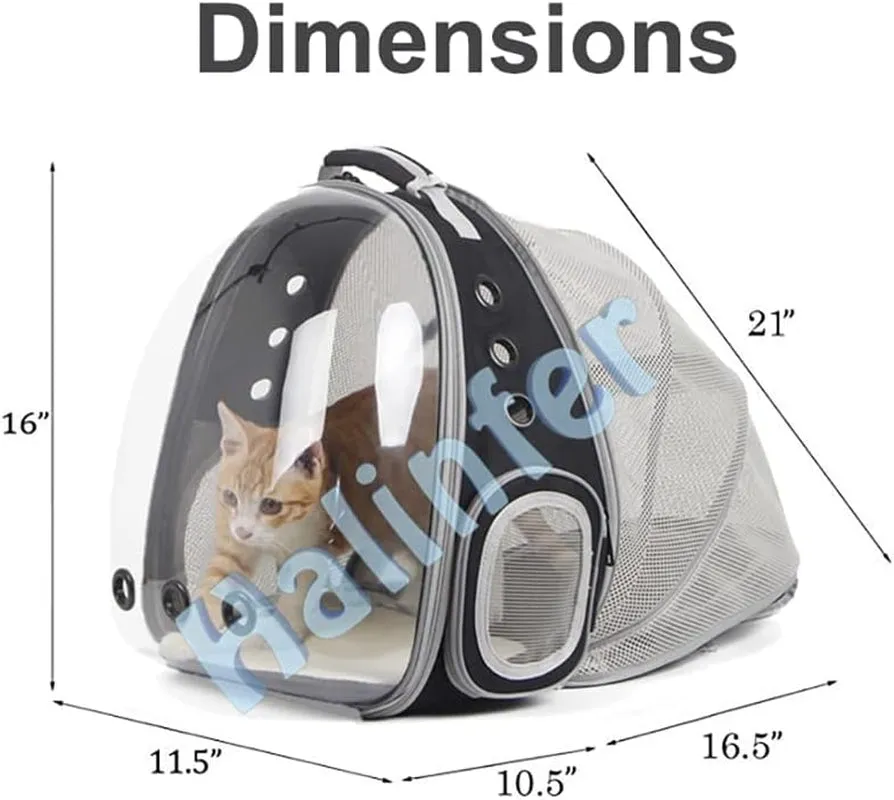 Cat Bubble Backpack with Fan
