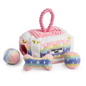 chewy vuiton trunk activity house - pink ombre