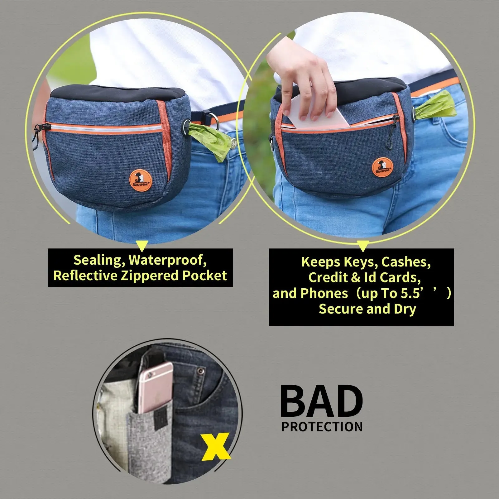 Dog training treat bag Multi-functional Outdoor