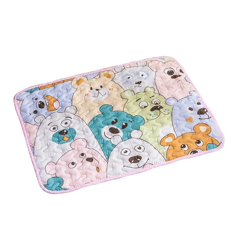 Eco-Friendly Non-Slip Washable Cotton Pet Mat for Dogs and Cats