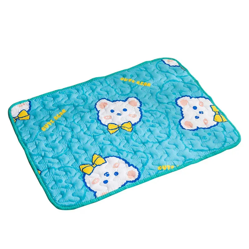 Eco-Friendly Non-Slip Washable Cotton Pet Mat for Dogs and Cats
