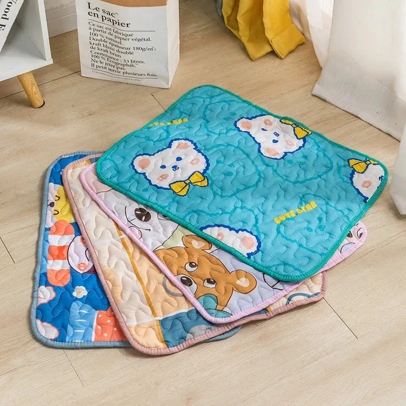 Eco-Friendly Non-Slip Washable Cotton Pet Mat for Dogs and Cats