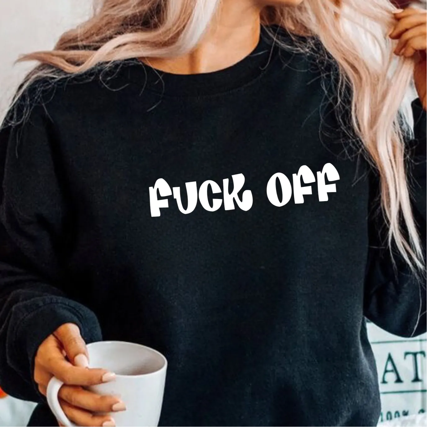 F*ck off sweater - Sweary Jumpers