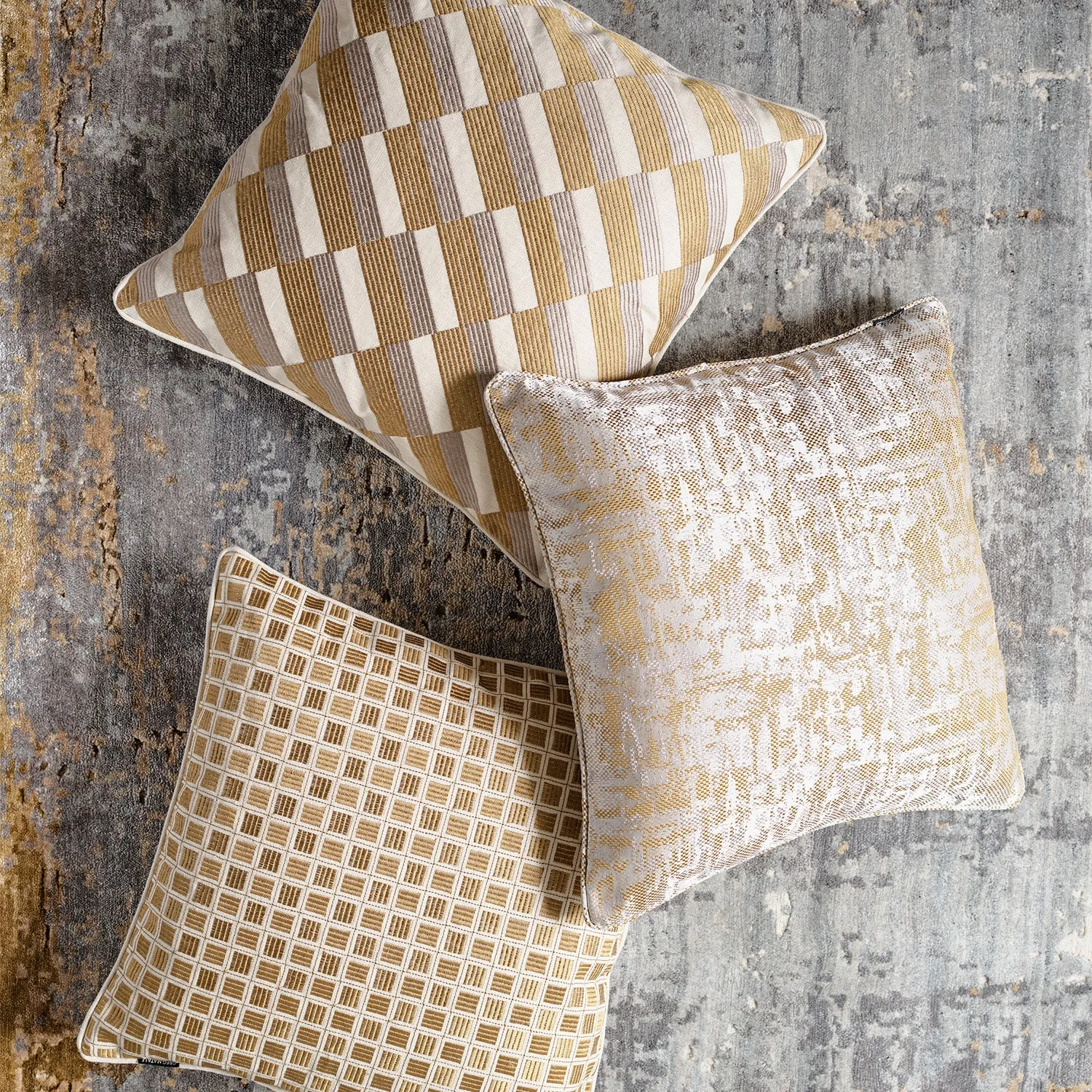 greg natale | riviera cushion | gold - DC