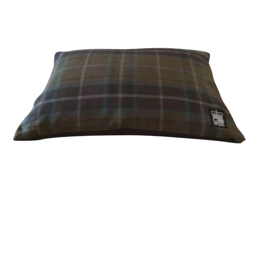 Handmade Country Check Cushion Dog Bed - Spare Cover