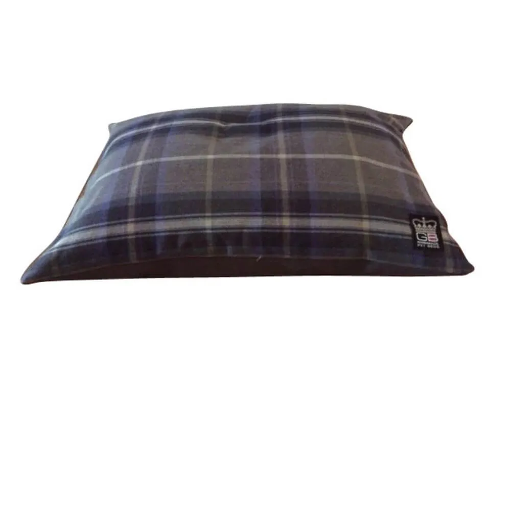 Handmade Country Check Cushion Dog Bed - Spare Cover