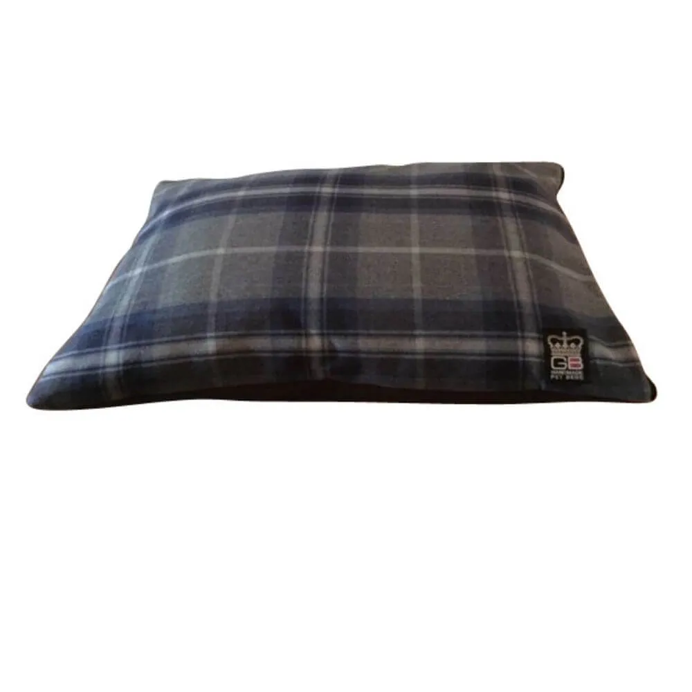 Handmade Country Check Cushion Dog Bed - Spare Cover