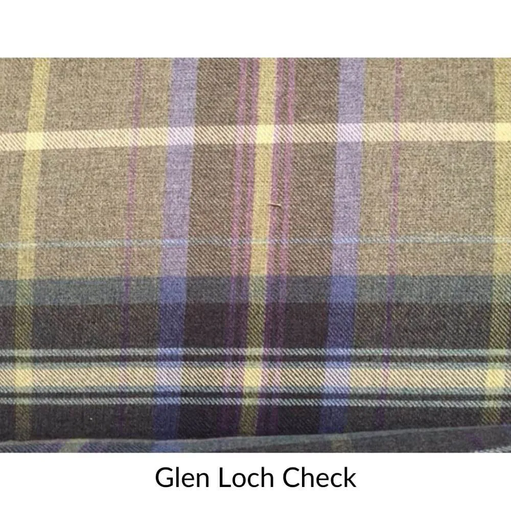 Handmade Country Check Cushion Dog Bed - Spare Cover