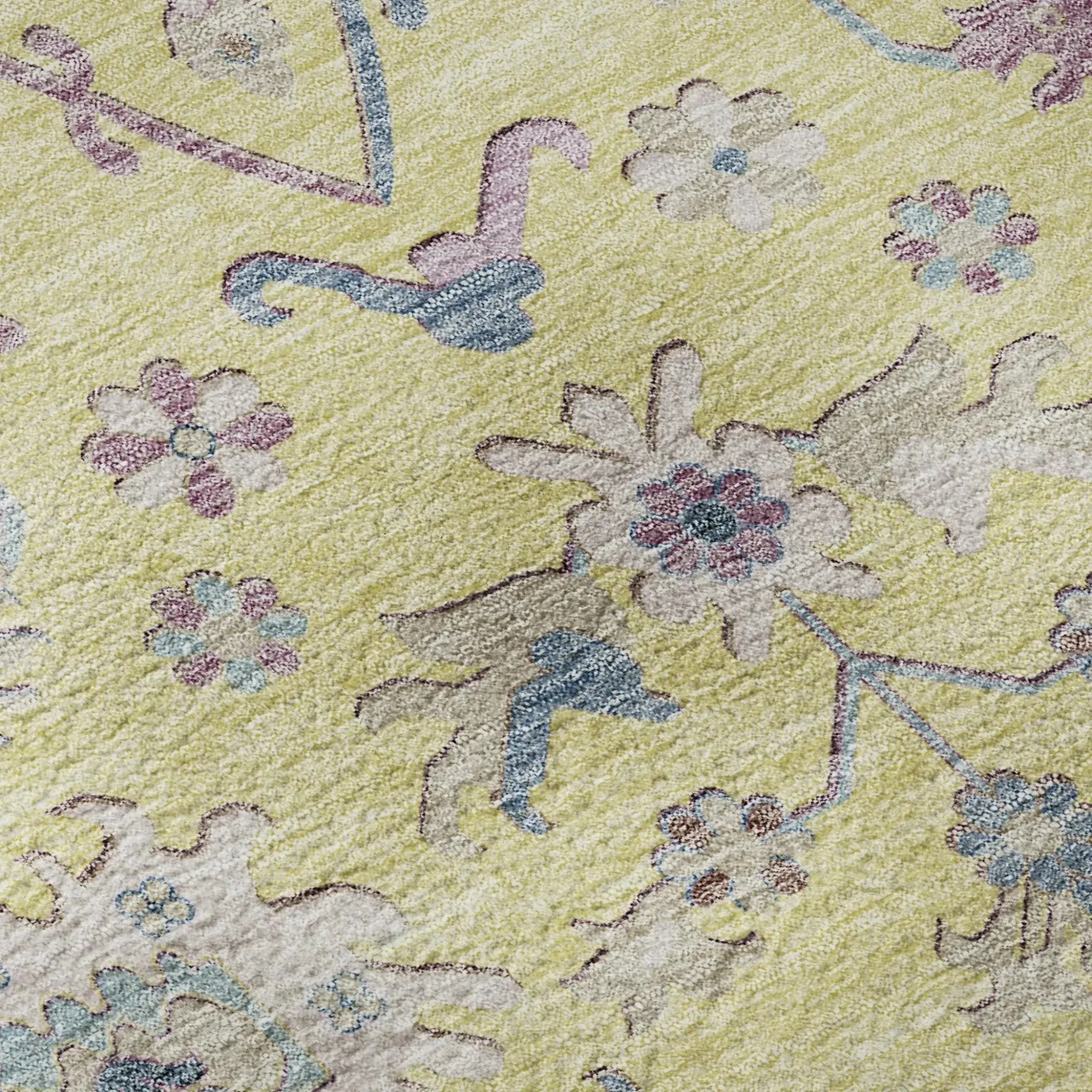 Hatay HY7 Yellow Rug