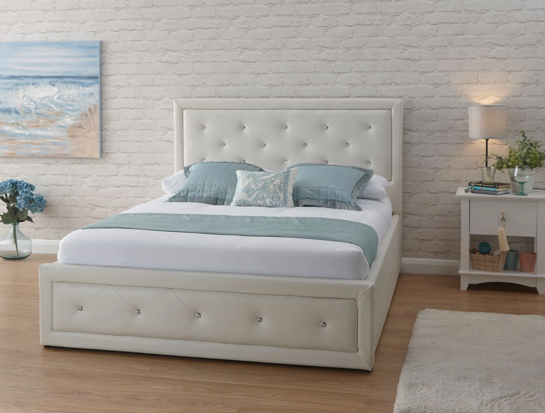 Hollywood 150Cm Gas Lift White