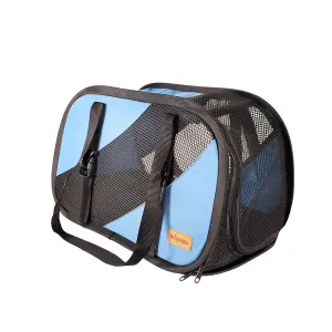 Ibiyaya Flying Pal Foldable Pet Travel Carrier (Blue)