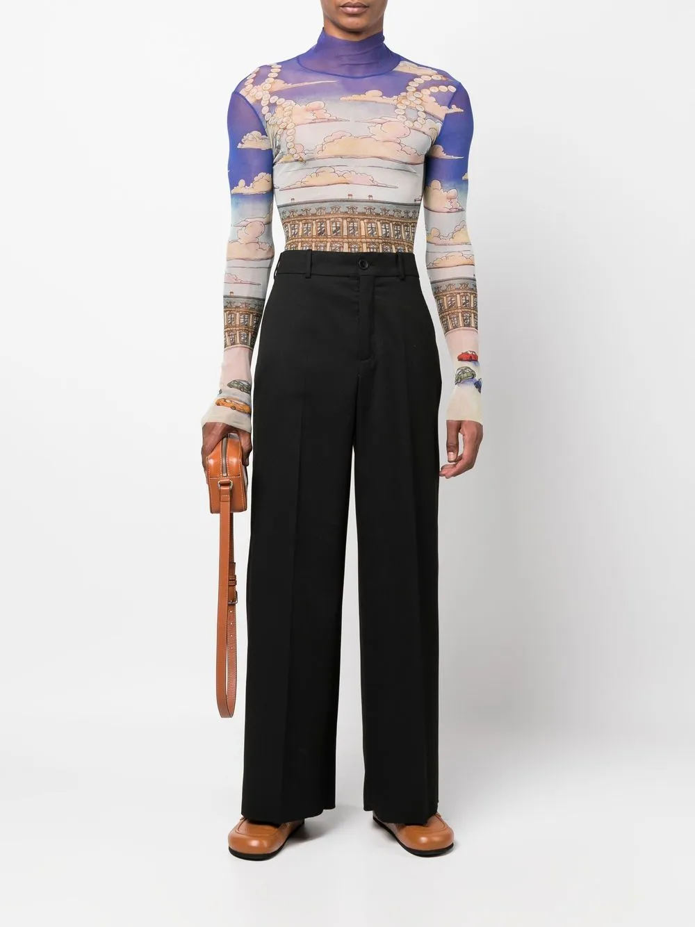 illustration-print top