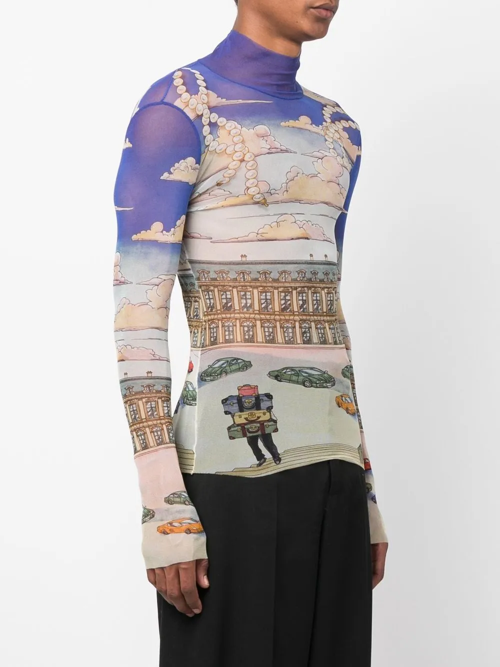 illustration-print top