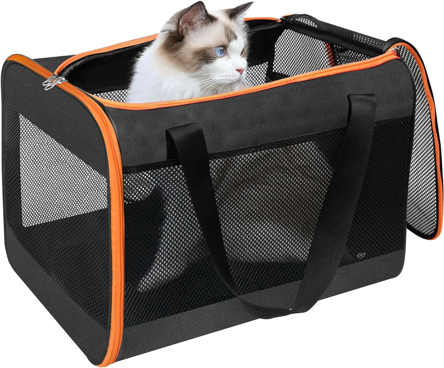 Lightweight Soft Cat Carrier with Top Mesh Window