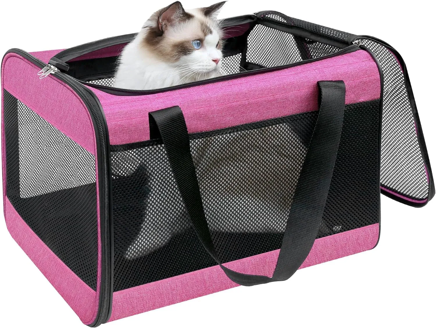 Lightweight Soft Cat Carrier with Top Mesh Window