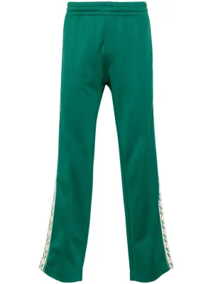 logo-appliqué elasticated-waist track pants