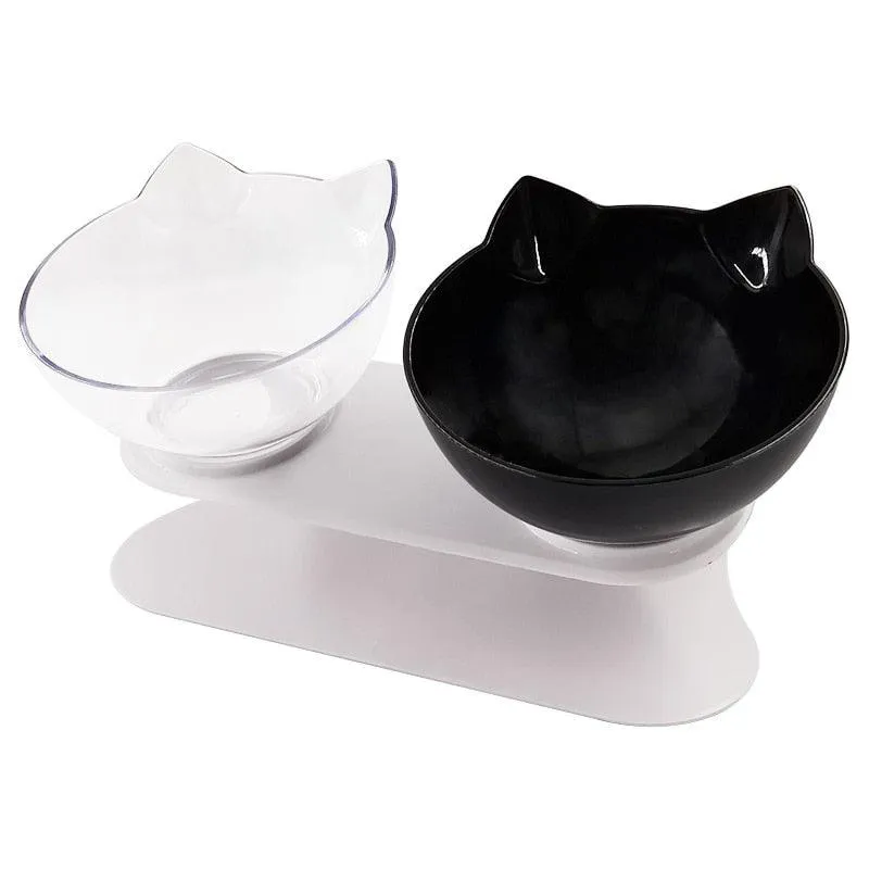 Non-slip Double Pet Bowls With Raised Stand