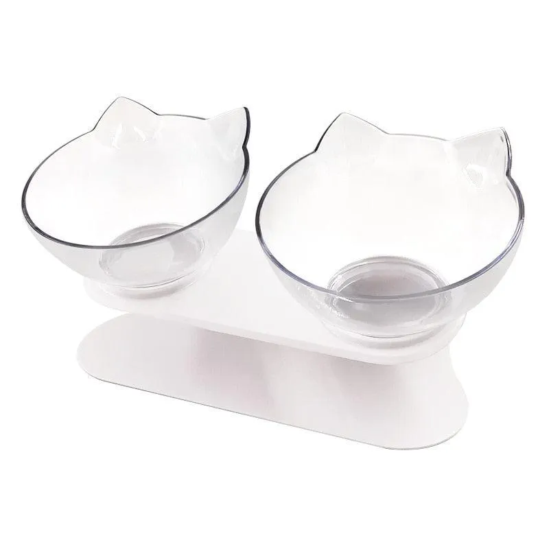 Non-slip Double Pet Bowls With Raised Stand