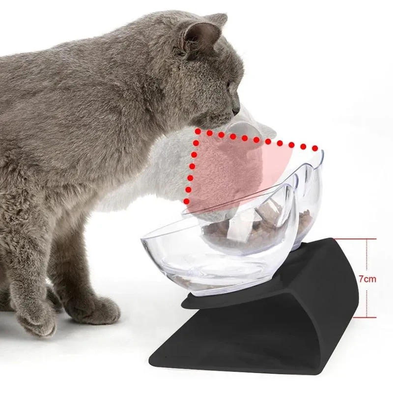 Non-slip Double Pet Bowls With Raised Stand