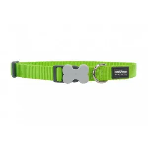 Red Dingo Dog Collar Lime Green M (15mm x 24-36cm)