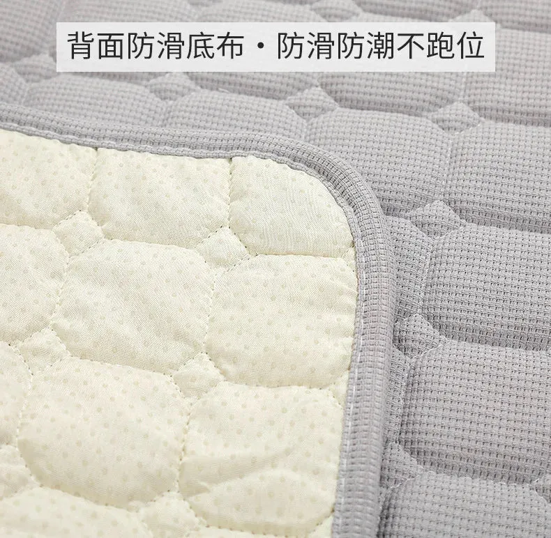 Reusable Cotton Waffle Pet Mat for Dogs - Washable and Eco-Friendly