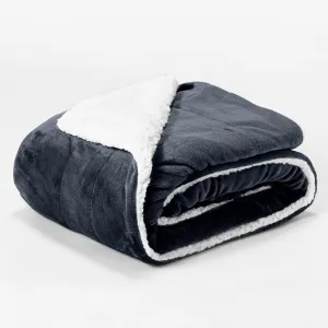 Sherpa Throw / Blanket - Grey