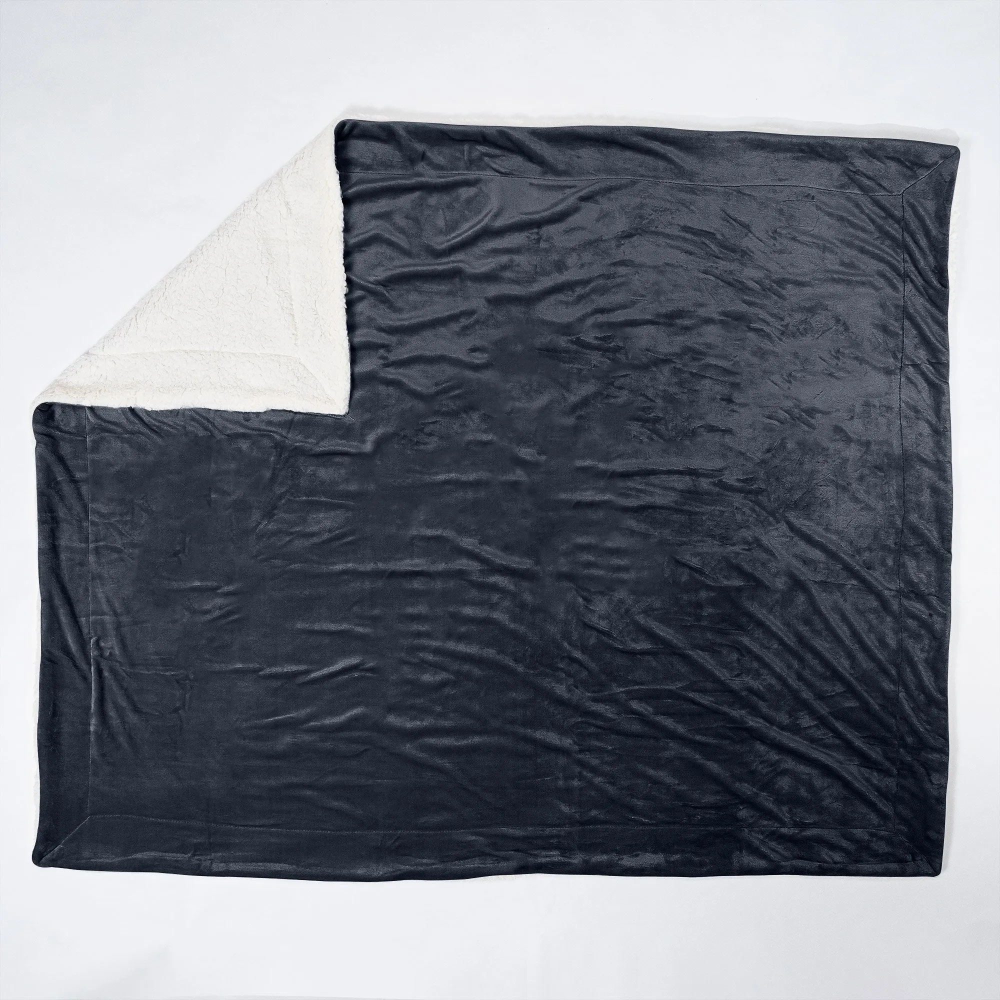Sherpa Throw / Blanket - Grey