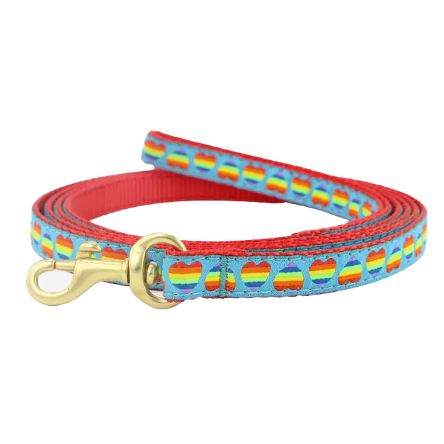 Teacup Leash | Rainbow Hearts