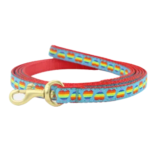 Teacup Leash | Rainbow Hearts